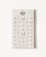 MUSE Decorative Nail Stickers (White Pearl)